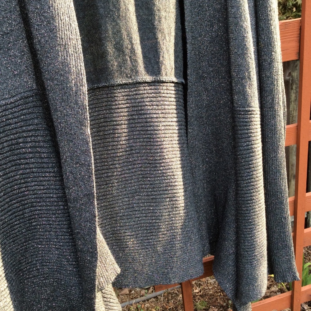 Verve ami open cardigan sweater glitter infused - Picture 6 of 7